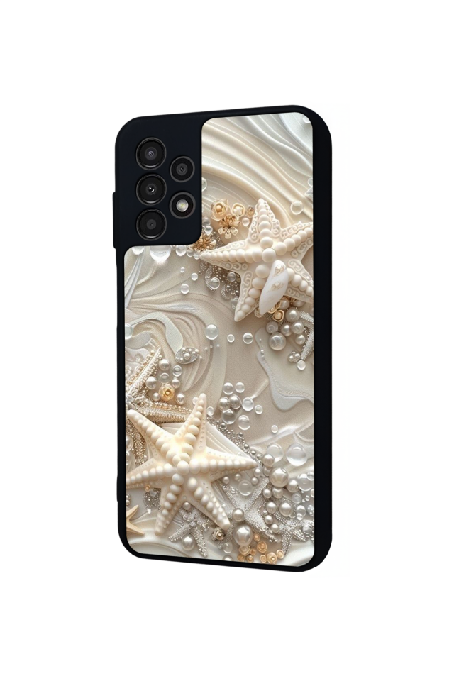 Samsung Galaxy A13 Uyumlu  İnci Tasarımlı Glossy Premium Kılıf