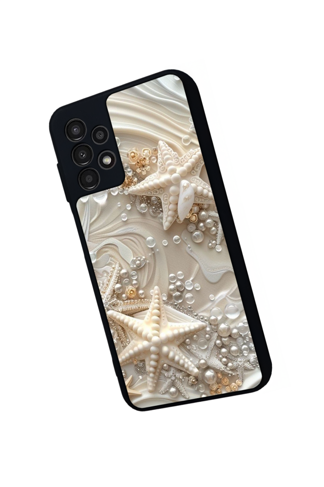 Samsung Galaxy A13 Uyumlu  İnci Tasarımlı Glossy Premium Kılıf