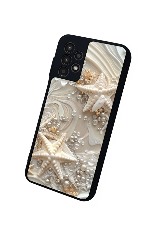 Samsung Galaxy A13 Uyumlu  İnci Tasarımlı Glossy Premium Kılıf