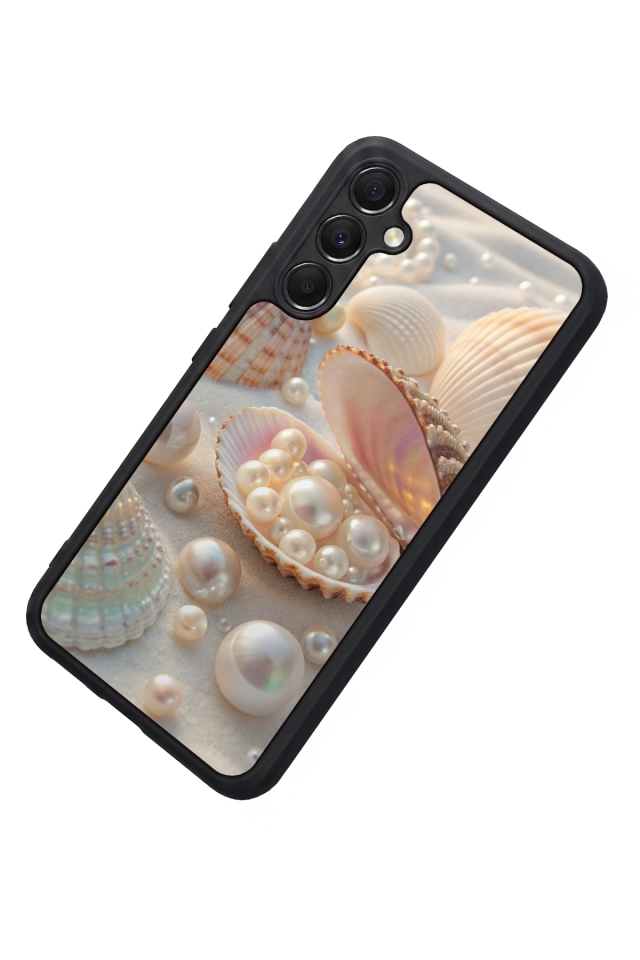 Samsung Galaxy M34 Uyumlu  İnci Tasarımlı Glossy Premium Kılıf