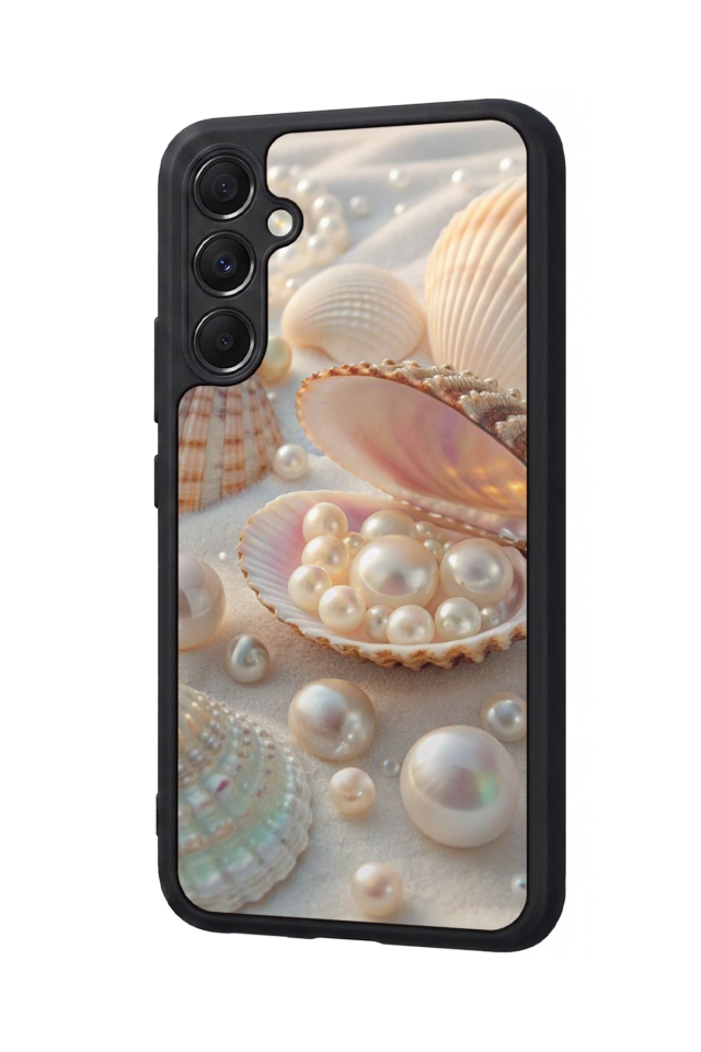 Samsung Galaxy M34 Uyumlu  İnci Tasarımlı Glossy Premium Kılıf