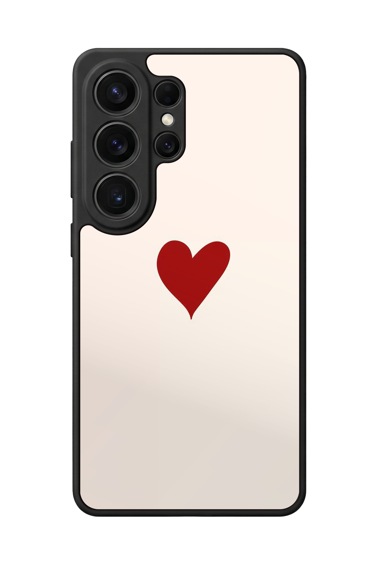 Samsung Galaxy S26 Ultra Uyumlu Kalp Love Tasarımlı Glossy Premium Kılıf