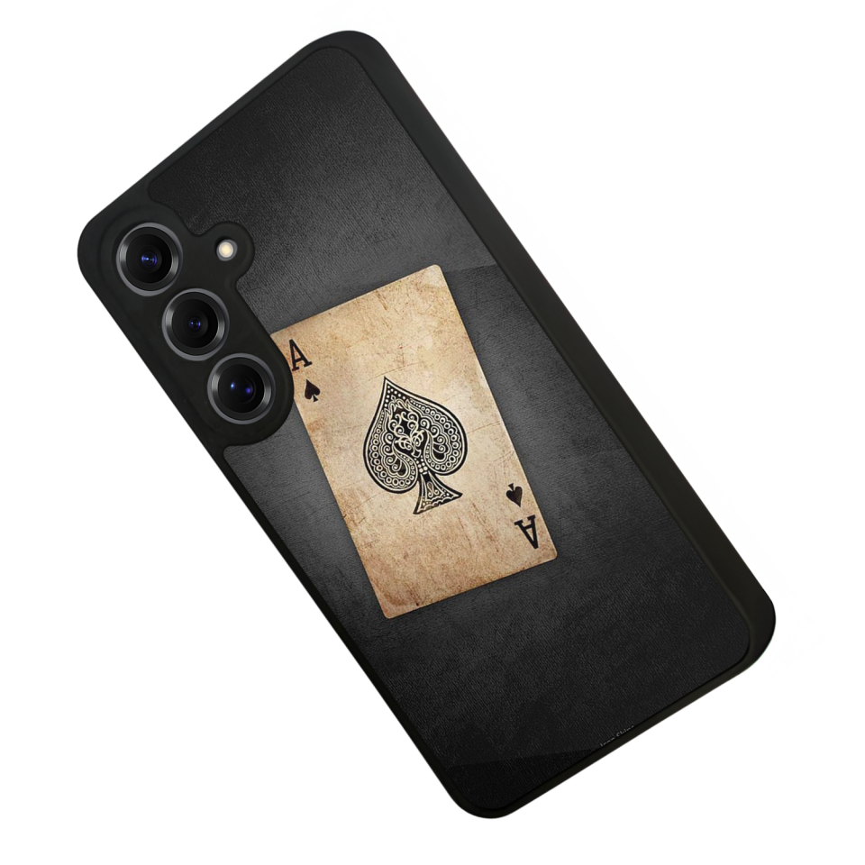 Samsung Galaxy S25 Uyumlu Kart Tasarımlı Glossy Premium Kılıf
