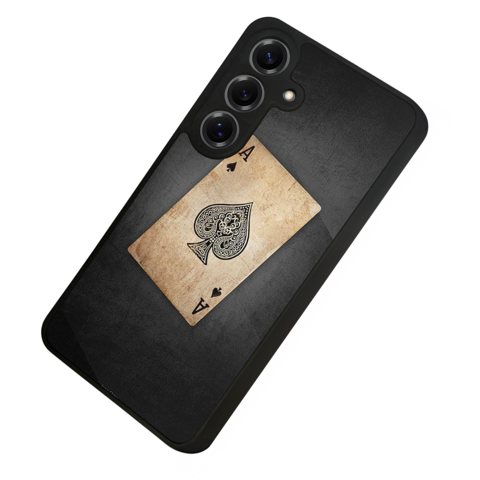 Samsung Galaxy S25 Uyumlu Kart Tasarımlı Glossy Premium Kılıf