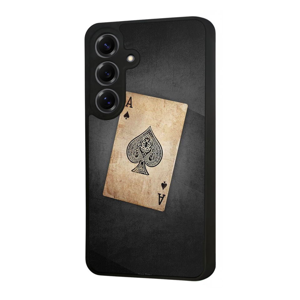 Samsung Galaxy S25 Uyumlu Kart Tasarımlı Glossy Premium Kılıf