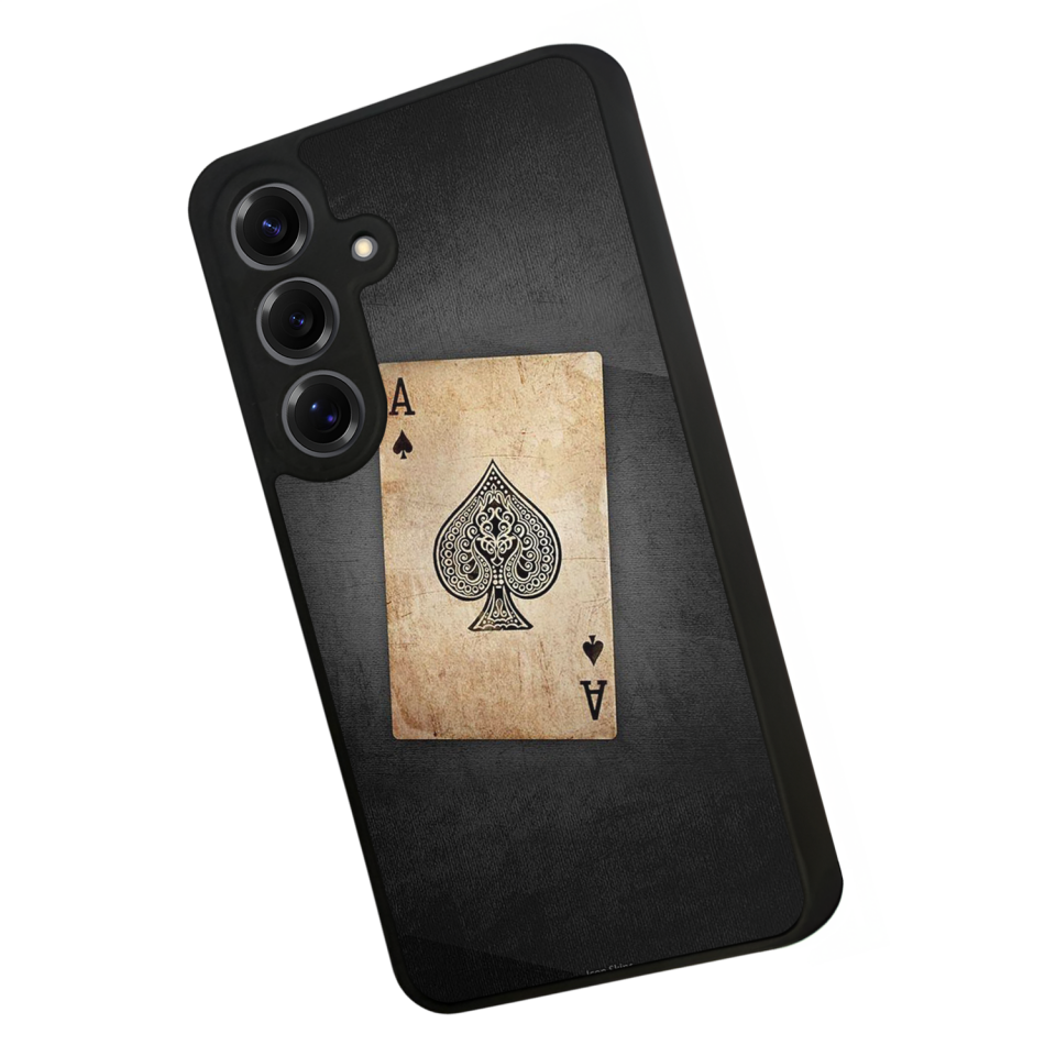 Samsung Galaxy S25 Uyumlu Kart Tasarımlı Glossy Premium Kılıf