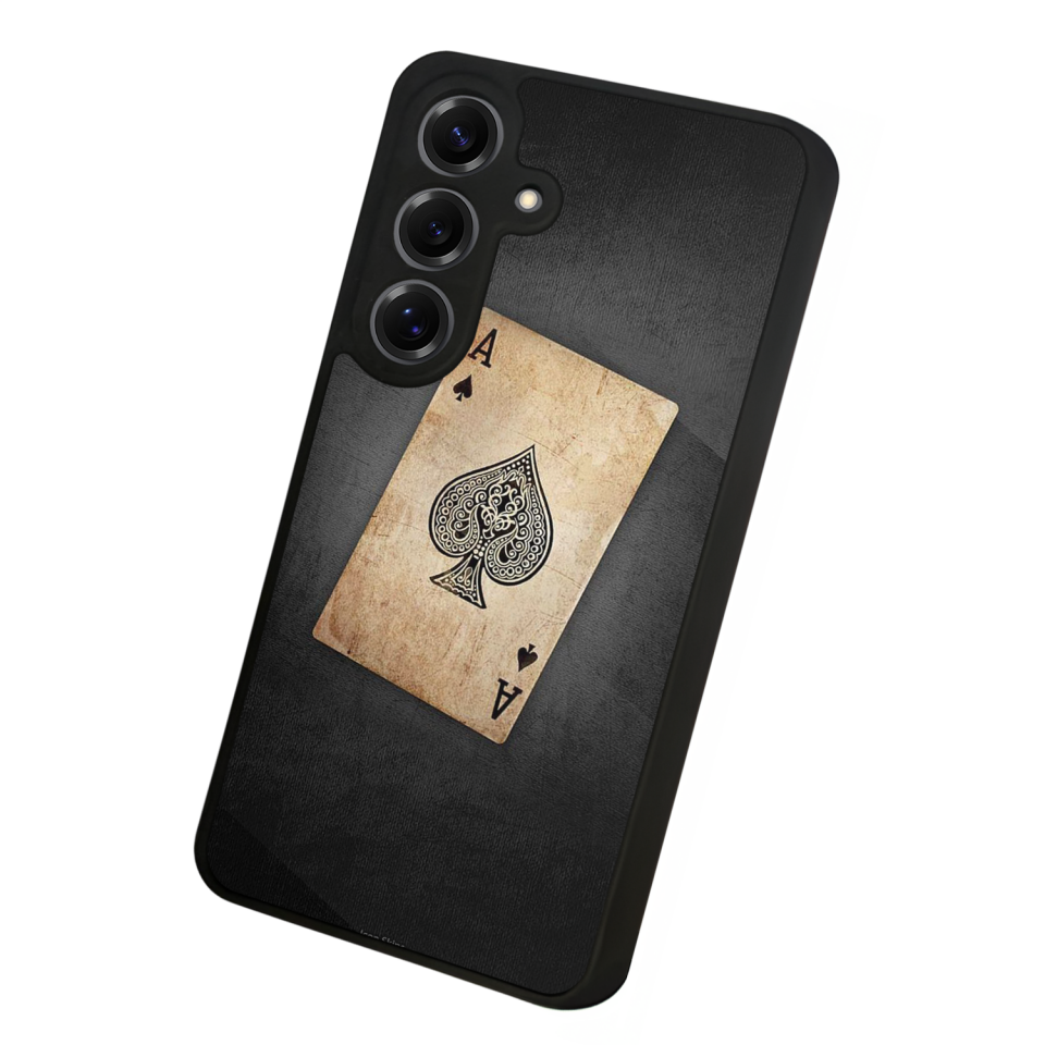 Samsung Galaxy S25 Uyumlu Kart Tasarımlı Glossy Premium Kılıf