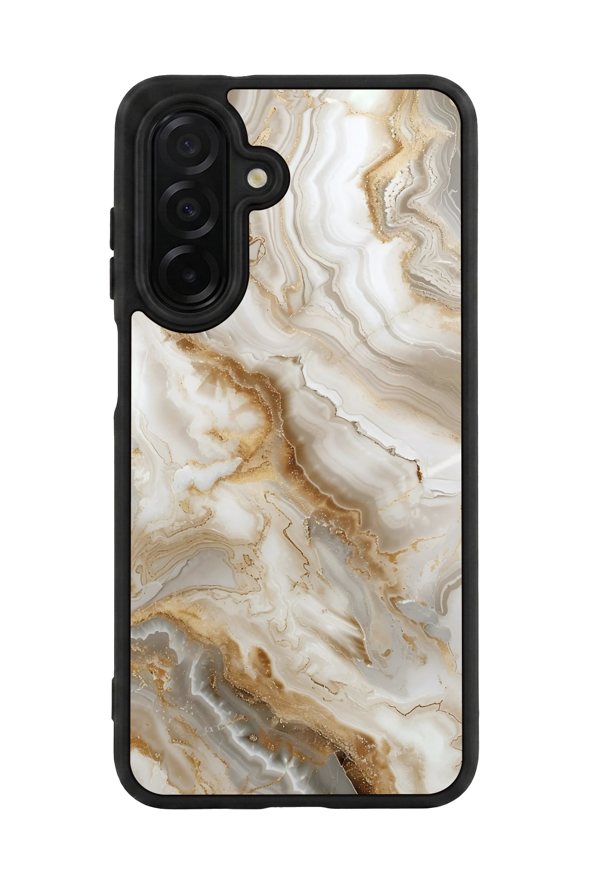 Samsung Galaxy A26 Uyumlu Mermer Marble Tasarımlı Glossy Premium Kılıf