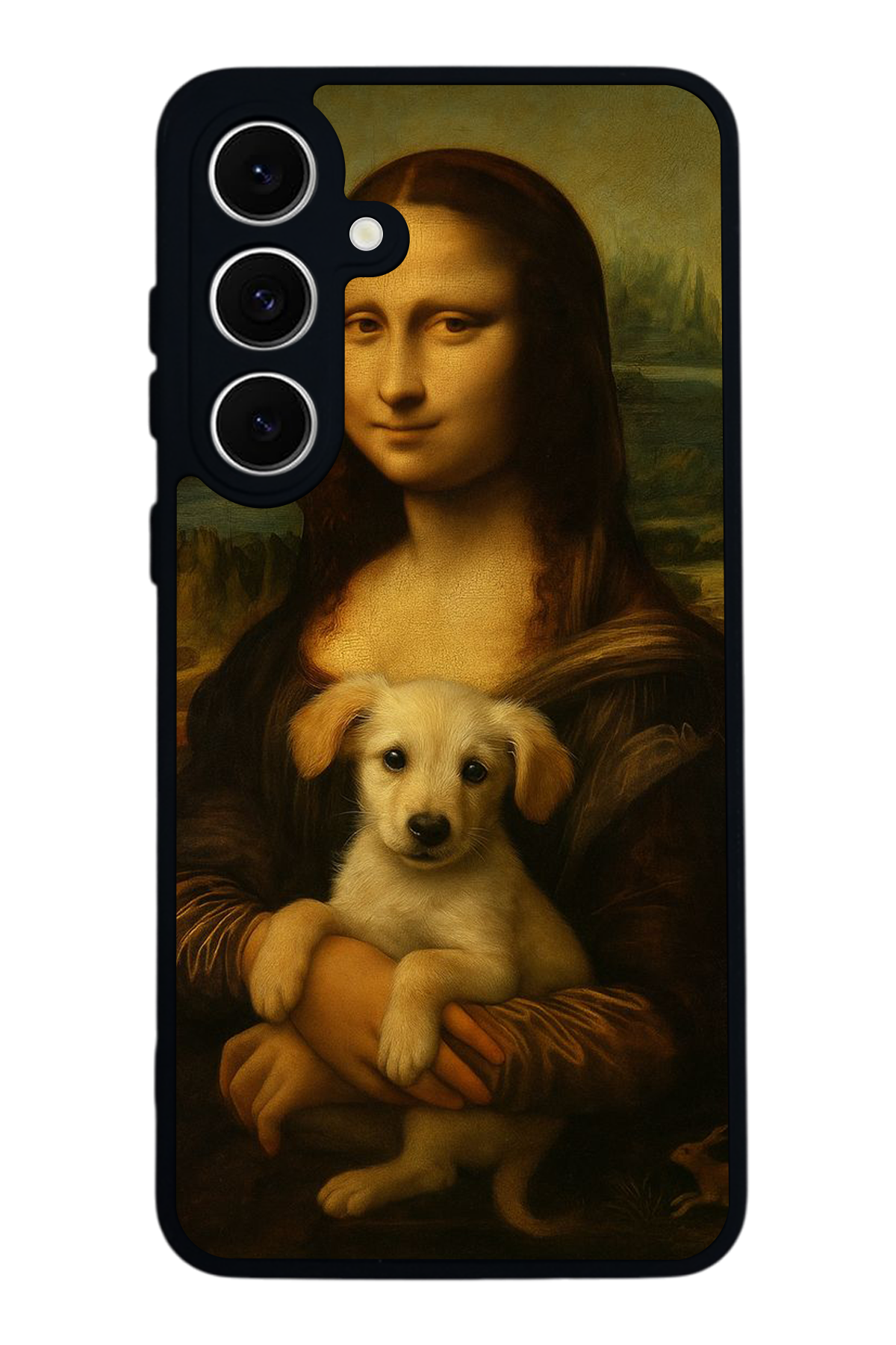 Samsung Galaxy A16 Uyumlu Monalisa Tasarımlı Glossy Premium Kılıf