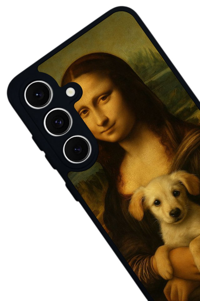 Samsung Galaxy A16 Uyumlu Monalisa Tasarımlı Glossy Premium Kılıf