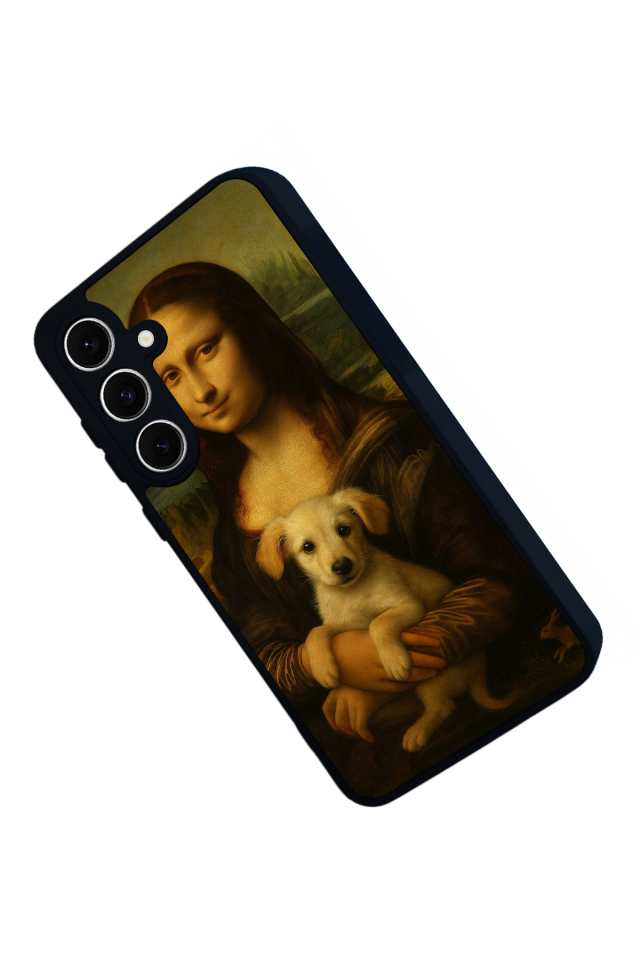 Samsung Galaxy A16 Uyumlu Monalisa Tasarımlı Glossy Premium Kılıf