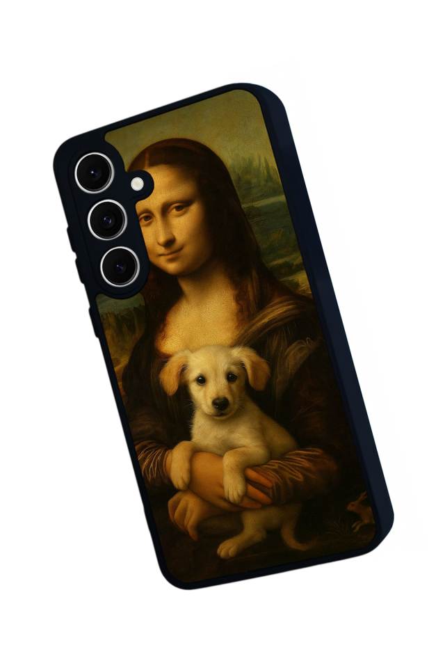 Samsung Galaxy A16 Uyumlu Monalisa Tasarımlı Glossy Premium Kılıf