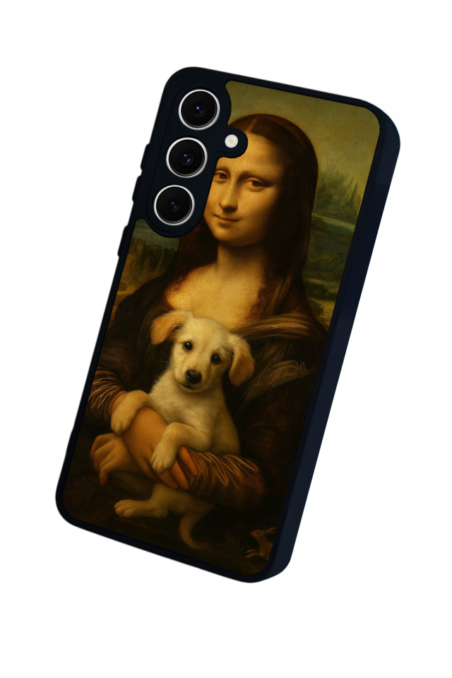 Samsung Galaxy A16 Uyumlu Monalisa Tasarımlı Glossy Premium Kılıf