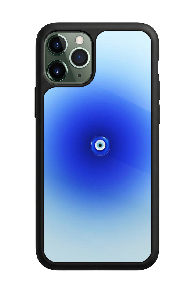 iPhone 11 Pro Uyumlu Nazar Tasarımlı Glossy Premium Kılıf