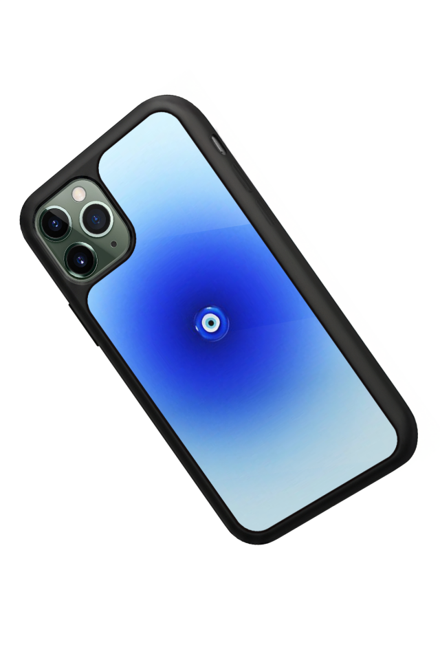iPhone 11 Pro Uyumlu Nazar Tasarımlı Glossy Premium Kılıf