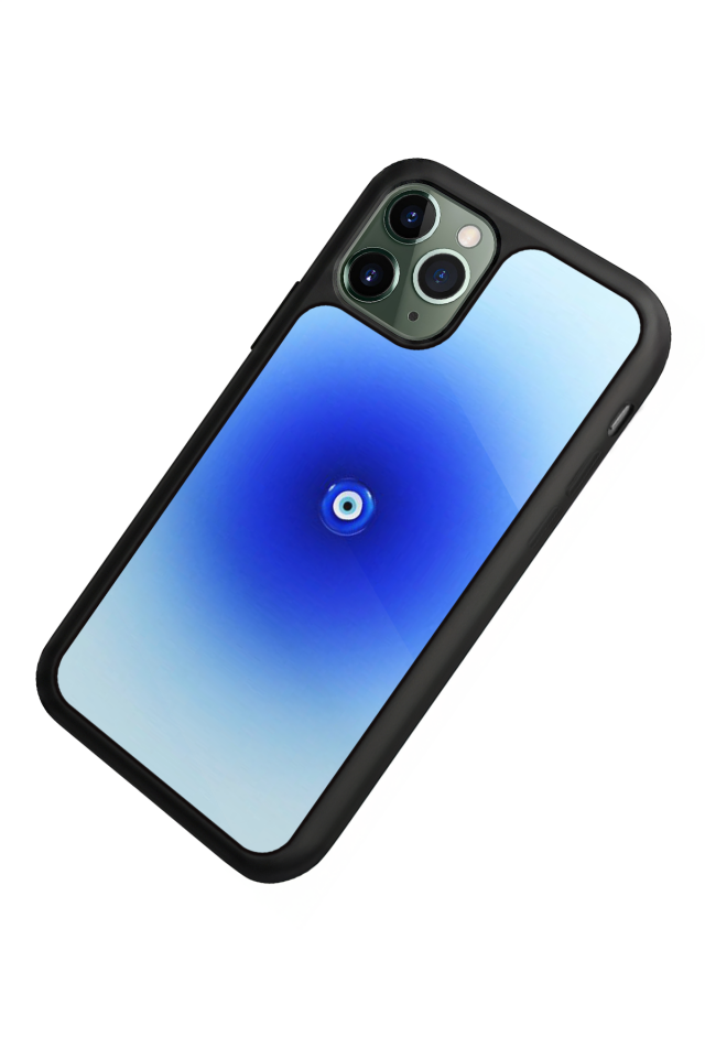 iPhone 11 Pro Uyumlu Nazar Tasarımlı Glossy Premium Kılıf