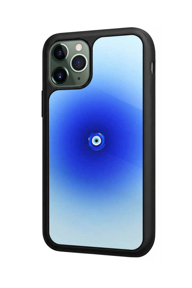 iPhone 11 Pro Uyumlu Nazar Tasarımlı Glossy Premium Kılıf