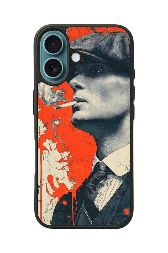 iPhone 16 Uyumlu Peaky Blinders Tasarımlı Glossy Premium Kılıf