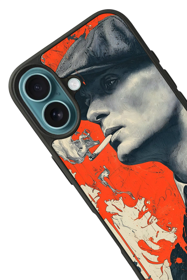 iPhone 16 Uyumlu Peaky Blinders Tasarımlı Glossy Premium Kılıf