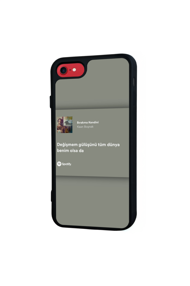 iPhone 8 Uyumlu Sarki Sozleri Tasarımlı Glossy Premium Kılıf