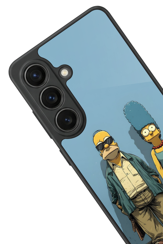 Samsung Galaxy S26 Uyumlu The Simpsons Tasarımlı Glossy Premium Kılıf