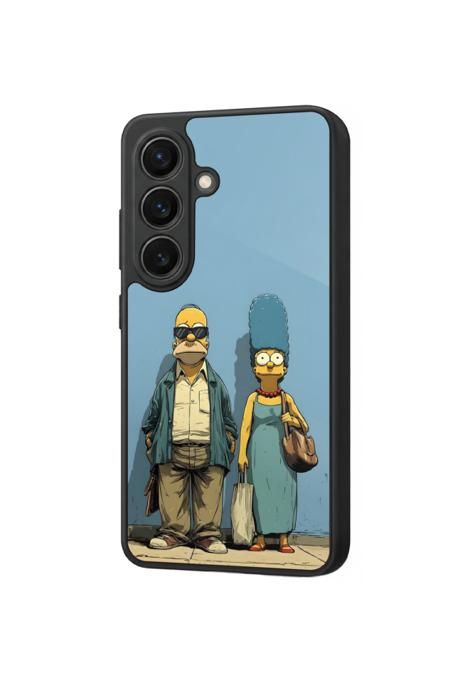 Samsung Galaxy S26 Uyumlu The Simpsons Tasarımlı Glossy Premium Kılıf