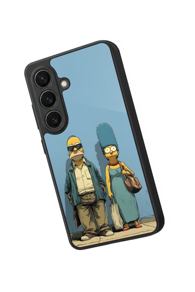 Samsung Galaxy S26 Uyumlu The Simpsons Tasarımlı Glossy Premium Kılıf