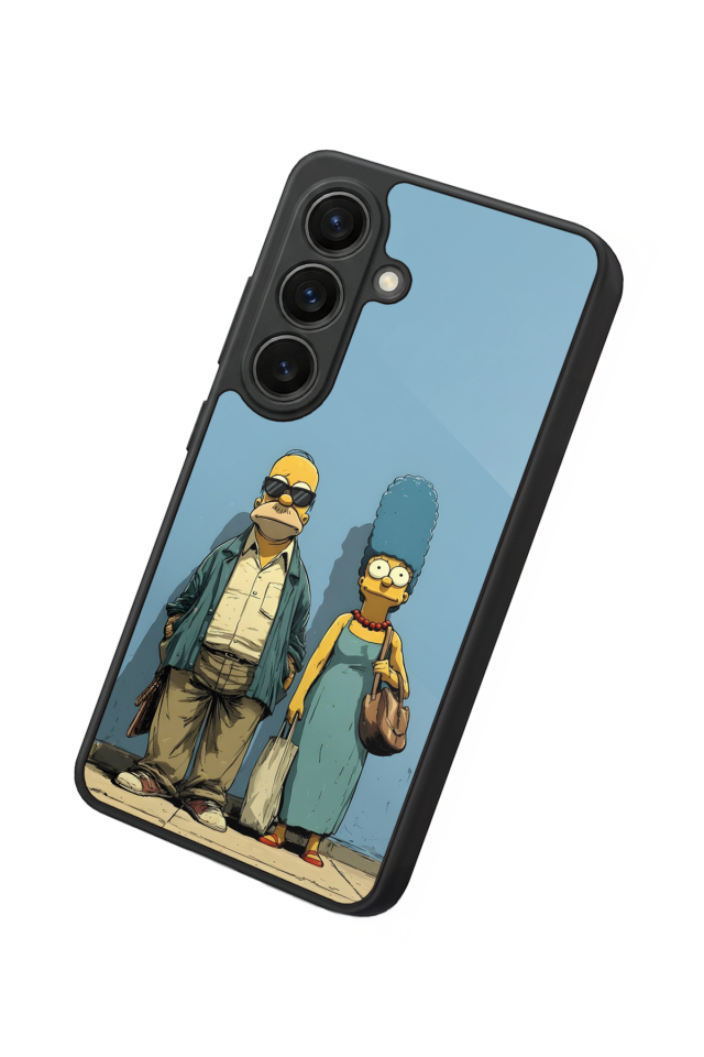Samsung Galaxy S26 Uyumlu The Simpsons Tasarımlı Glossy Premium Kılıf