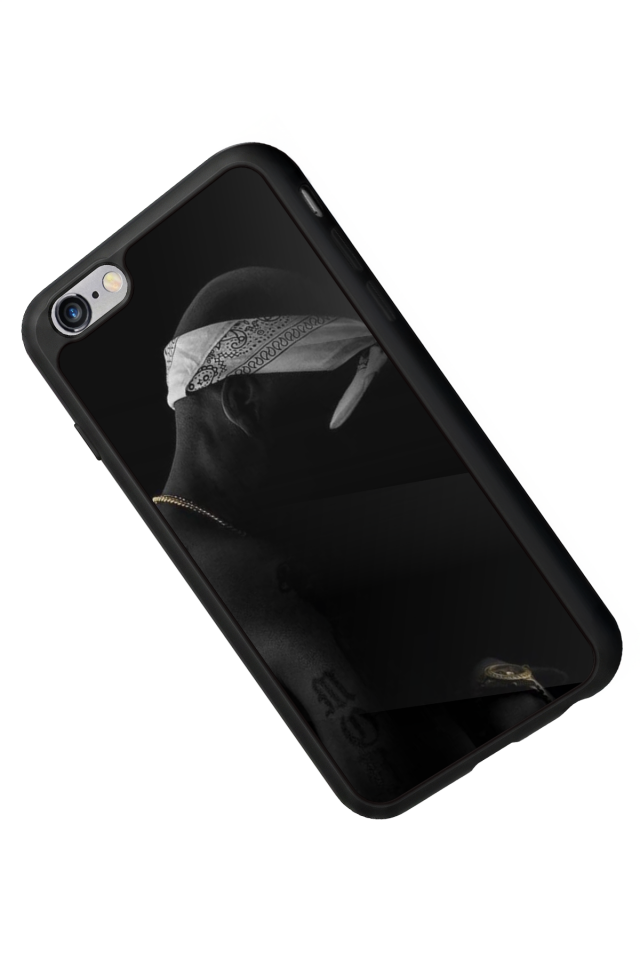 iPhone 6 Plus Uyumlu Tupac Tasarımlı Glossy Premium Kılıf