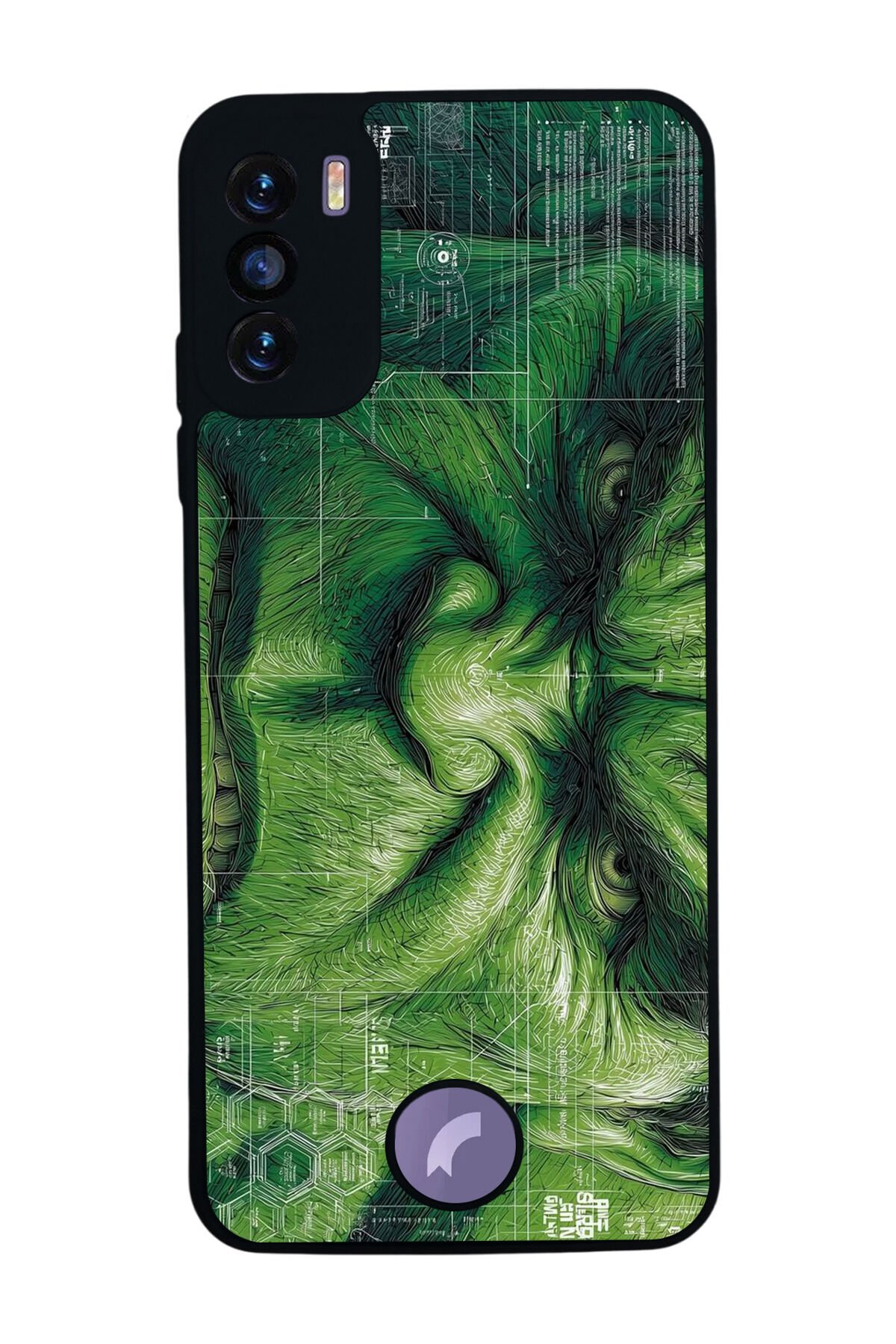 Reeder S19 Max Pro S Uyumlu Hulk Tasarımlı Glossy Premium Kılıf