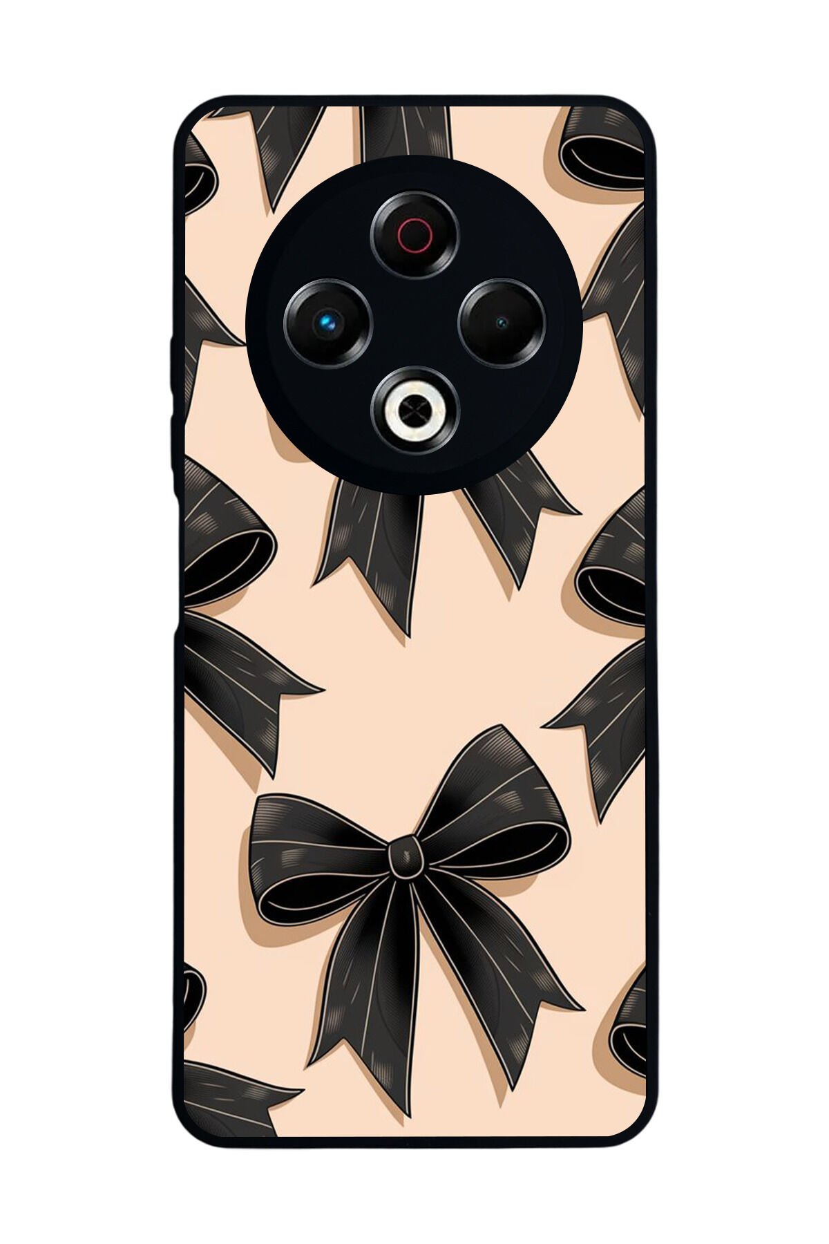 Tecno Spark 30 Uyumlu Kurdele Tasarımlı Glossy Premium Kılıf