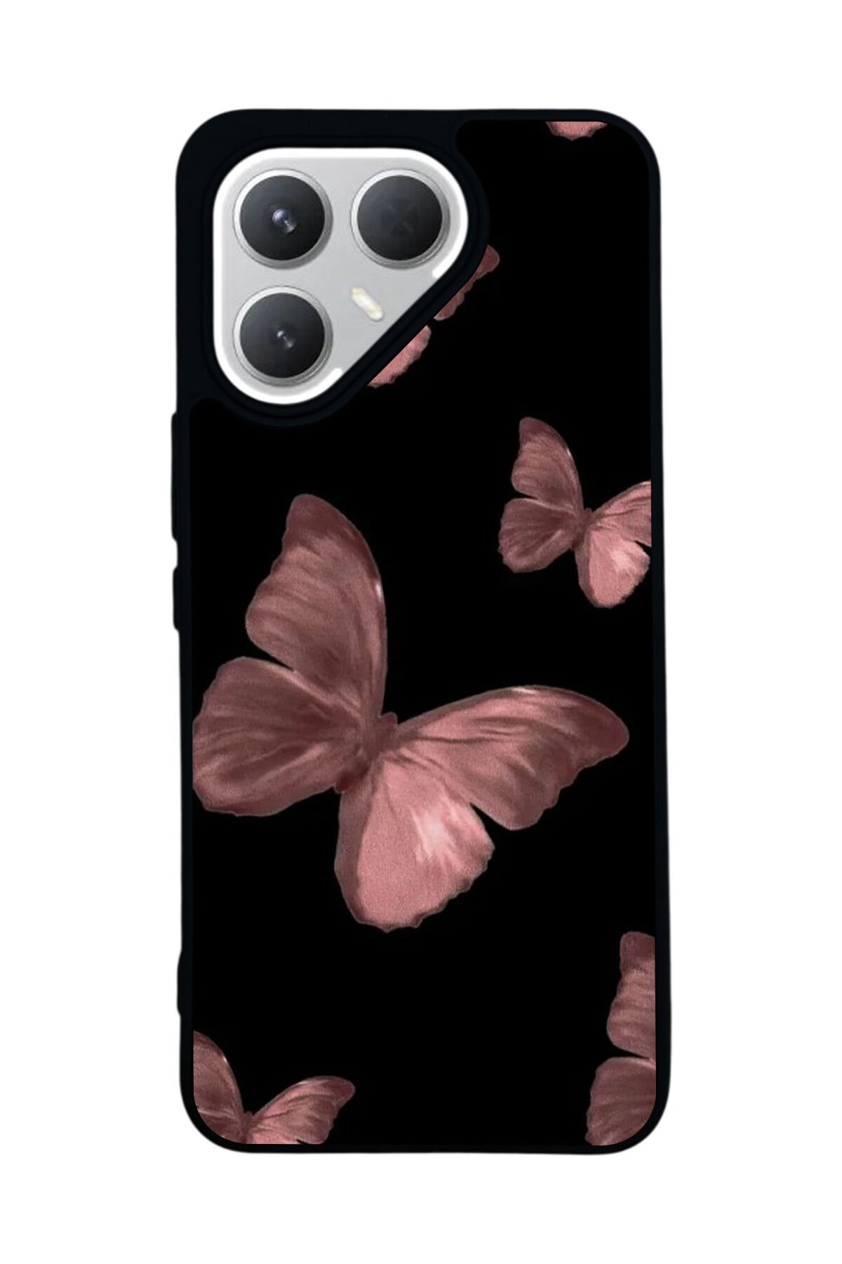 Tecno Pova 7 Pro Mat Uyumlu Siyah Kılıf – Yumuşak Silikon, Koruyucu, Şok Emici Kapak