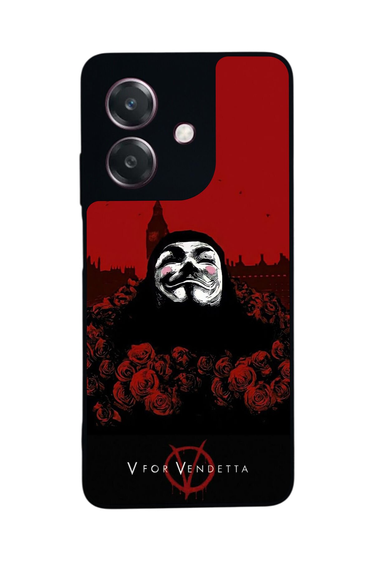 Oppo A3 5G Uyumlu Vendetta Tasarımlı Glossy Premium Kılıf