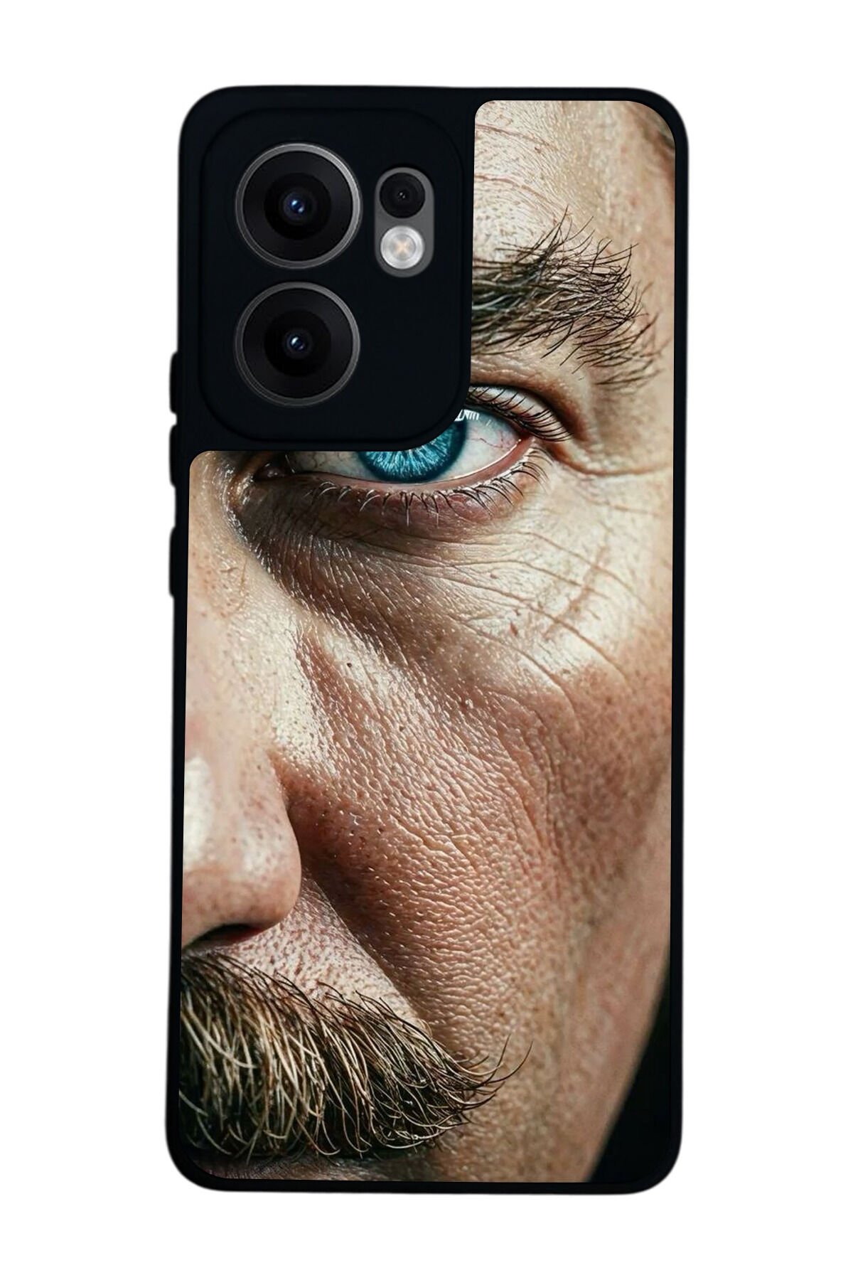 Oppo Reno 13F Uyumlu Mustafa Kemal Ataturk Tasarımlı Glossy Premium Kılıf