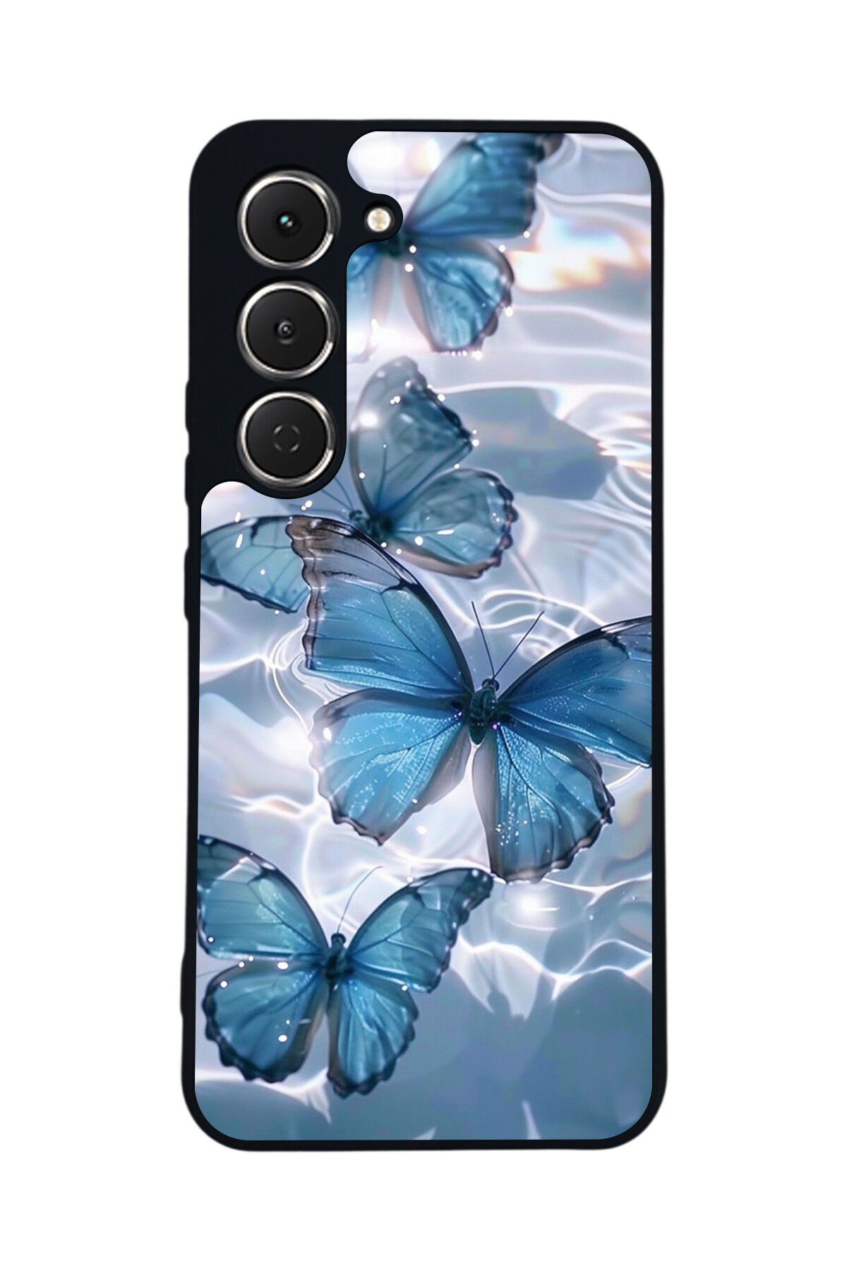 Tecno Spark 40 Pro Uyumlu Kelebek Tasarımlı Glossy Premium Kılıf