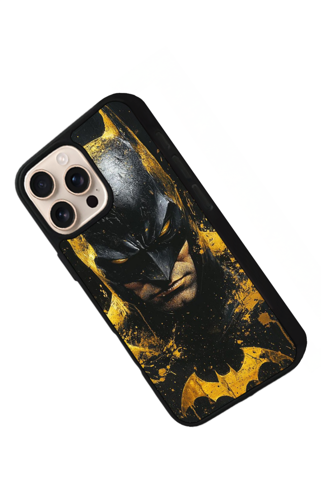 iPhone 14 Pro Max Uyumlu Batman Tasarımlı Glossy Premium Kılıf