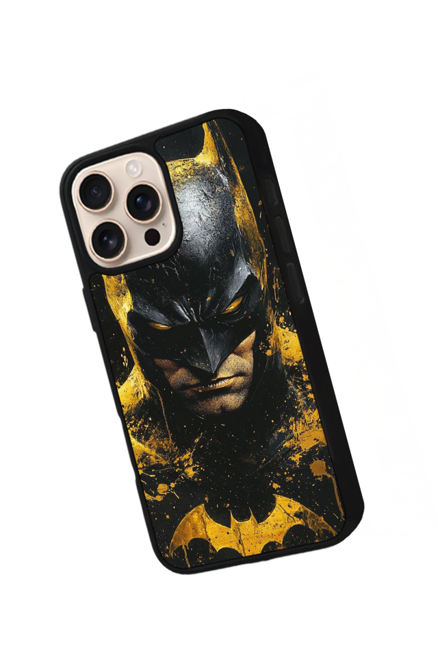 iPhone 14 Pro Max Uyumlu Batman Tasarımlı Glossy Premium Kılıf