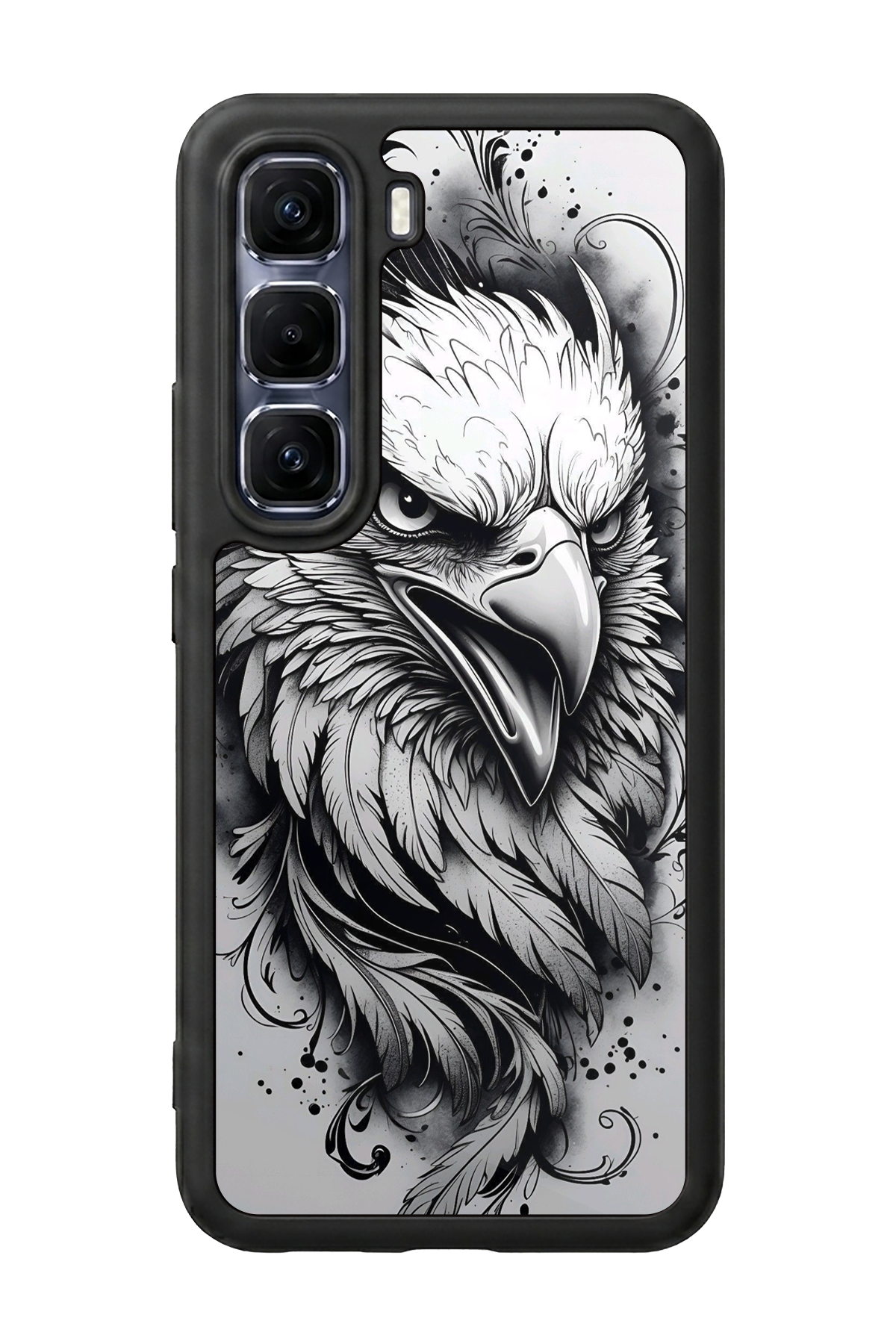 Infinix Hot 60 Pro Plus Uyumlu Besiktas Tasarımlı Glossy Premium Kılıf