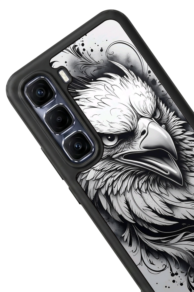 Infinix Hot 60 Pro Plus Uyumlu Besiktas Tasarımlı Glossy Premium Kılıf