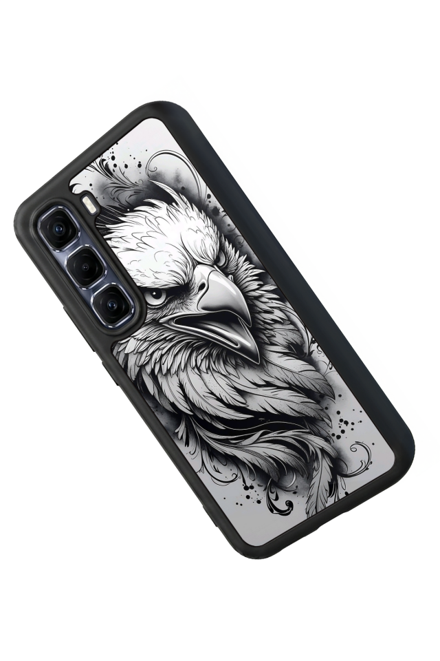 Infinix Hot 60 Pro Plus Uyumlu Besiktas Tasarımlı Glossy Premium Kılıf