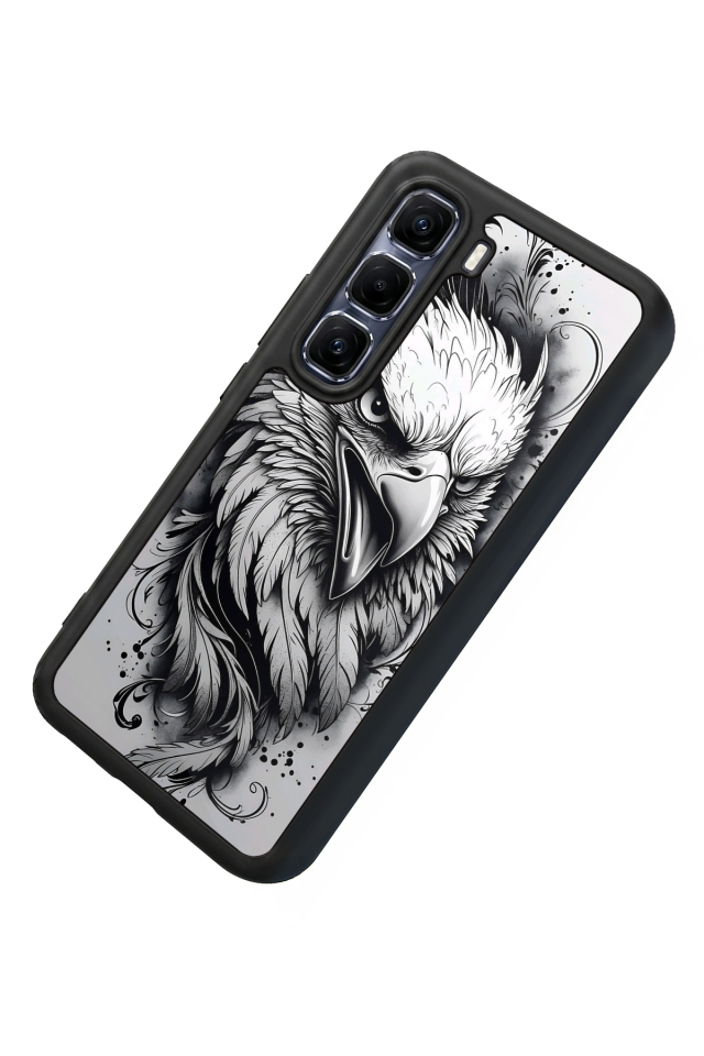 Infinix Hot 60 Pro Plus Uyumlu Besiktas Tasarımlı Glossy Premium Kılıf