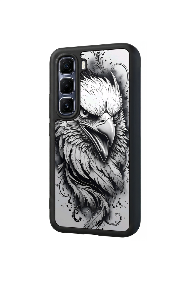 Infinix Hot 60 Pro Plus Uyumlu Besiktas Tasarımlı Glossy Premium Kılıf