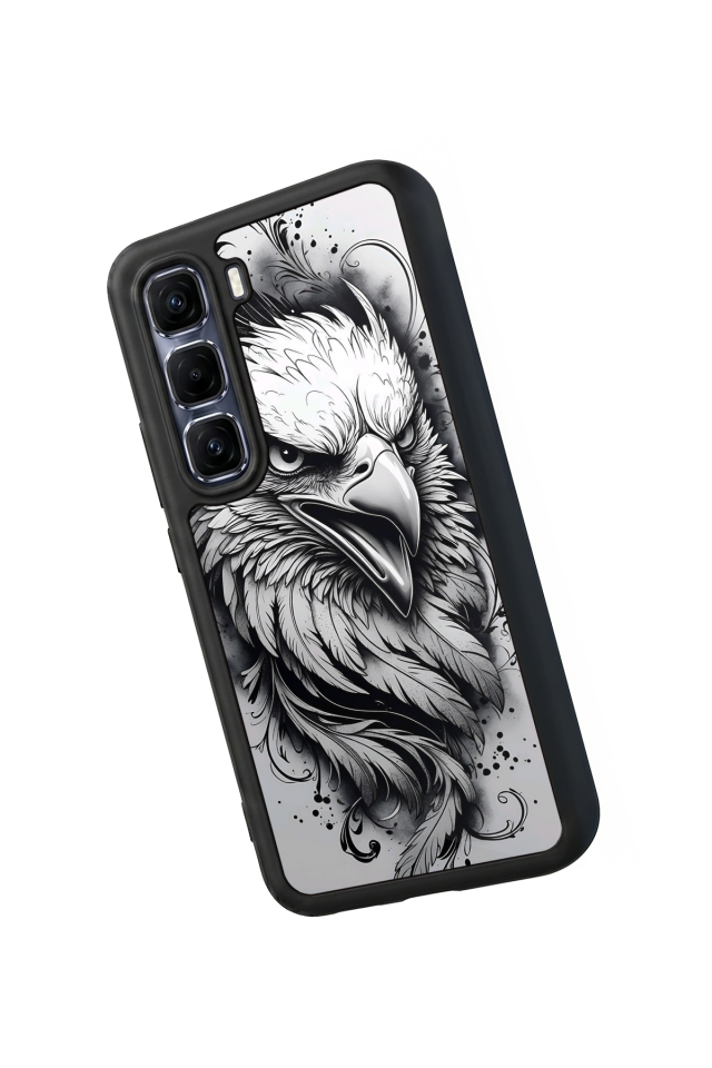 Infinix Hot 60 Pro Plus Uyumlu Besiktas Tasarımlı Glossy Premium Kılıf