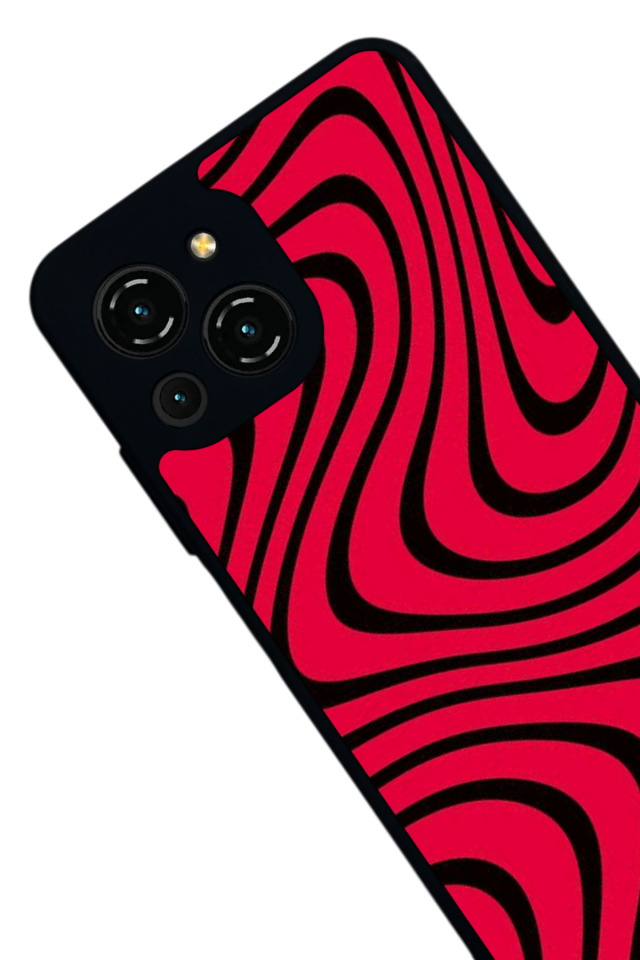 Reeder S23 Pro Max Uyumlu Çizgi Sanatı Tasarımlı Glossy Premium Kılıf