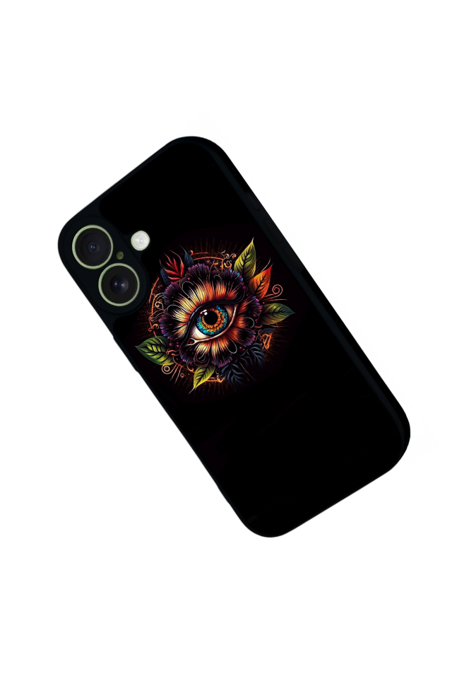 iPhone 17 Uyumlu Göz Tasarımlı Glossy Premium Kılıf