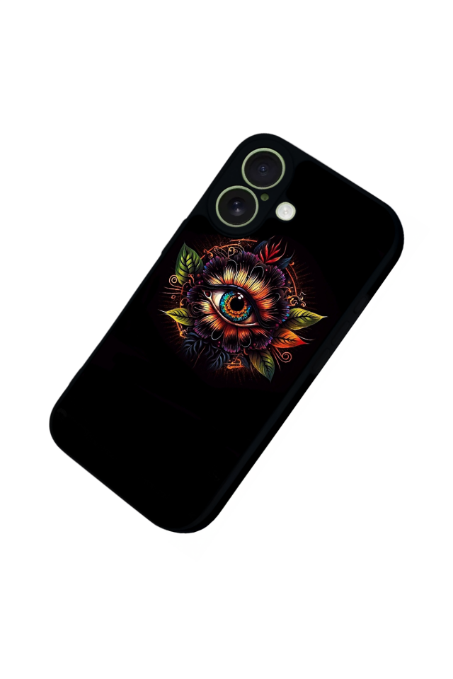 iPhone 17 Uyumlu Göz Tasarımlı Glossy Premium Kılıf