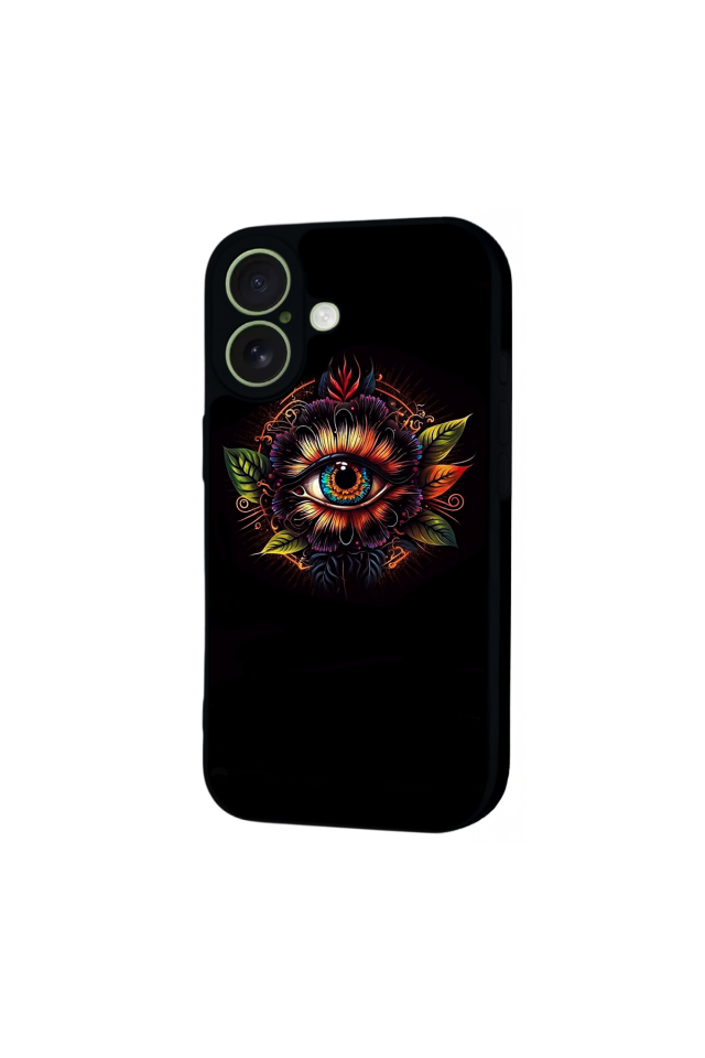 iPhone 17 Uyumlu Göz Tasarımlı Glossy Premium Kılıf