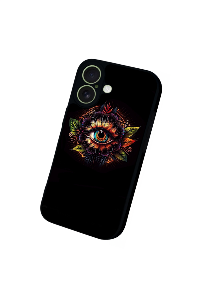 iPhone 17 Uyumlu Göz Tasarımlı Glossy Premium Kılıf