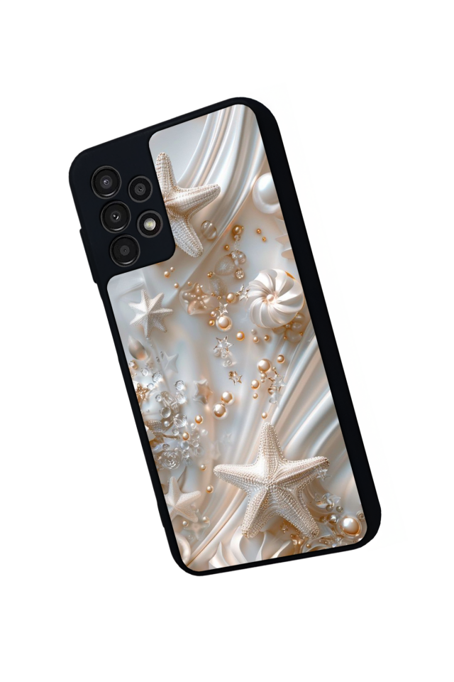 Samsung Galaxy A13 Uyumlu  İnci Tasarımlı Glossy Premium Kılıf