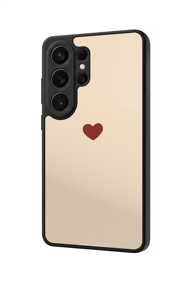 Samsung Galaxy S26 Ultra Uyumlu Kalp Love Tasarımlı Glossy Premium Kılıf